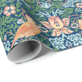 William Morris Strawberry Thief Cadeaupapier (Rol Hoek)