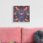  William Morris Strawberry Thief Canvas Afdruk (Insitu (Woonkamer))