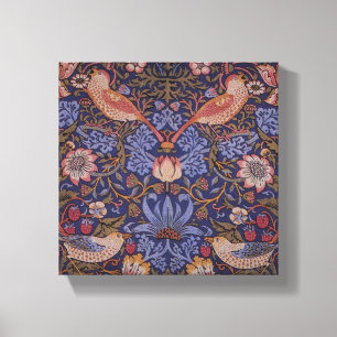 William Morris Strawberry Thief Canvas Afdruk