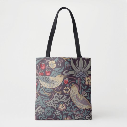 William Morris Strawberry Thief Canvas tas (Voorkant)