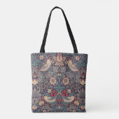 William Morris Strawberry Thief Canvas tas (Achterkant)