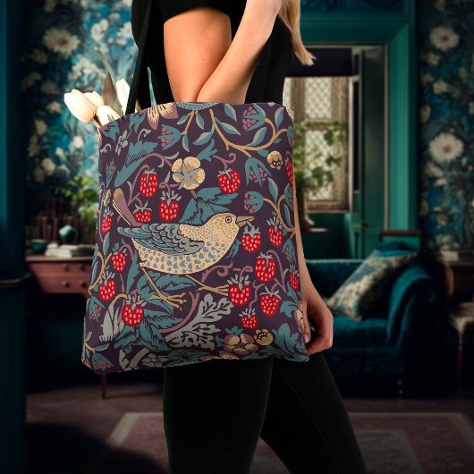 William Morris Strawberry Thief Canvas tas