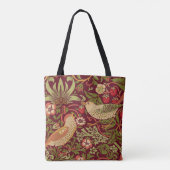 William Morris Strawberry Thief Canvas tas (Achterkant)