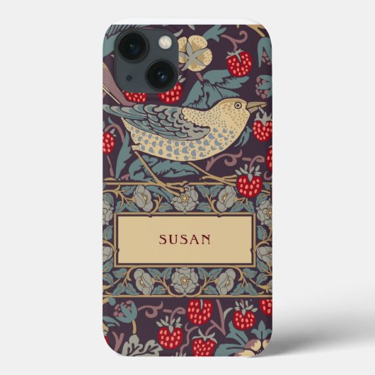William Morris Strawberry Thief Case-Mate iPhone C Case (Achterkant)