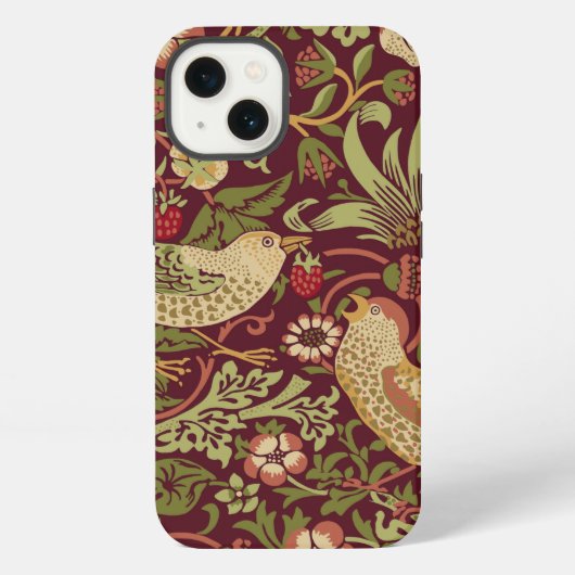 William Morris Strawberry Thief Case-Mate iPhone C Hoesje (Achterkant)