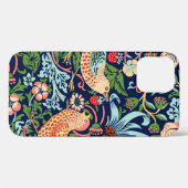 William Morris Strawberry Thief Case-Mate iPhone Case (Achterkant (horizontaal))
