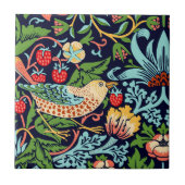 William Morris Strawberry Thief Ceramic Tegel Tegeltje (Voorkant)