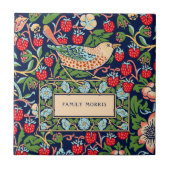 William Morris Strawberry Thief Ceramic Tile Tegeltje (Voorkant)