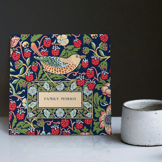 William Morris Strawberry Thief Ceramic Tile Tegeltje