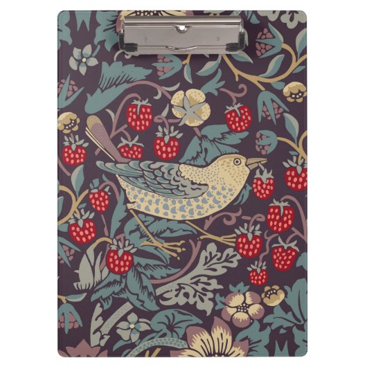 William Morris Strawberry Thief Clipboard Klembord (Voorkant)