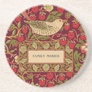William Morris Strawberry Thief Coaster Zandsteen Onderzetter