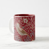 William Morris Strawberry Thief Coffee Mok (Voorkant links)