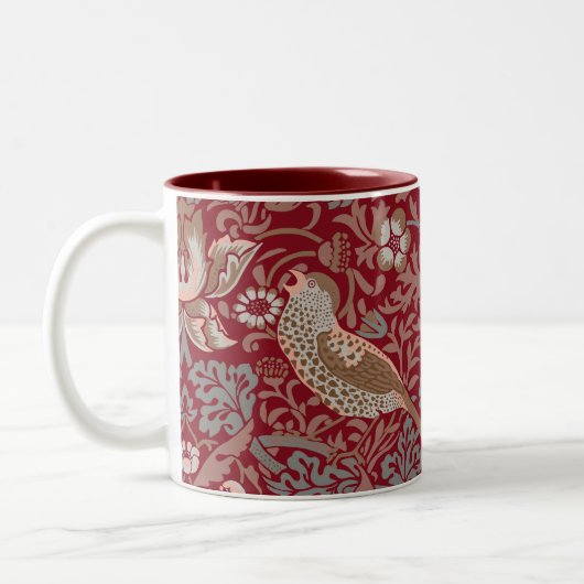 William Morris Strawberry Thief Coffee Mok (Links)
