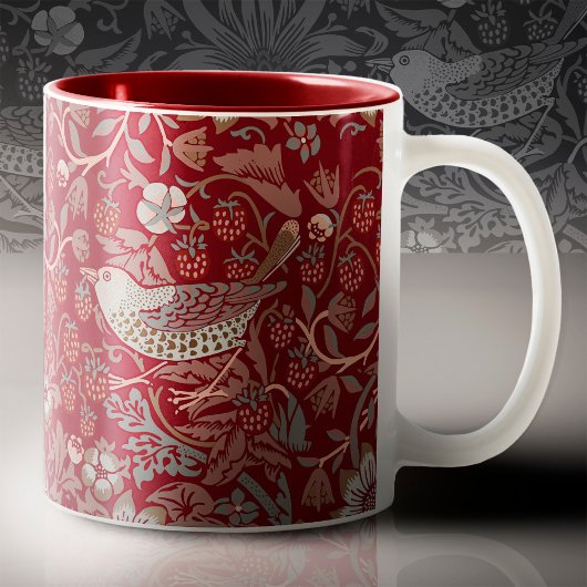 William Morris Strawberry Thief Coffee Mok