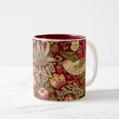 William Morris Strawberry Thief Coffee Mok (Voorkant rechts)