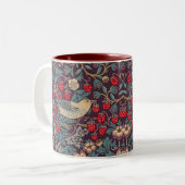William Morris Strawberry Thief Coffee Mok (Voorkant links)