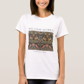 William Morris Strawberry Thief dames T-shirt (Voorkant)