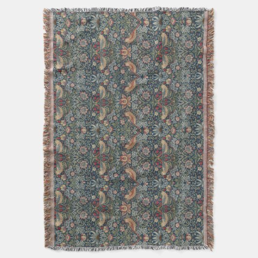  William Morris Strawberry Thief Deken (Voorkant Verticaal)