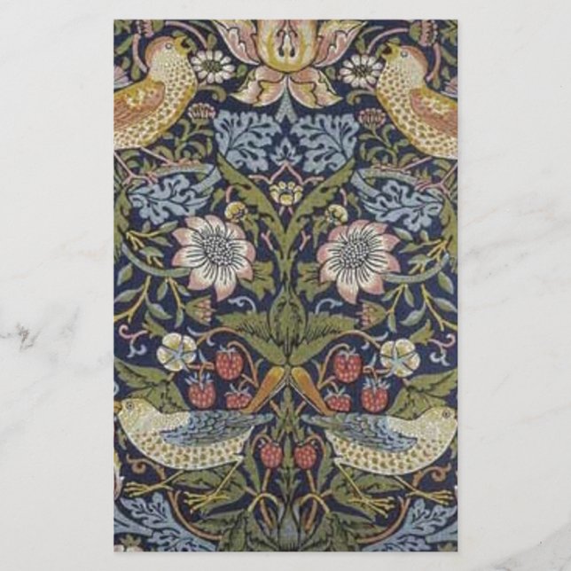 William Morris Strawberry Thief Design 1883 (Voorkant)