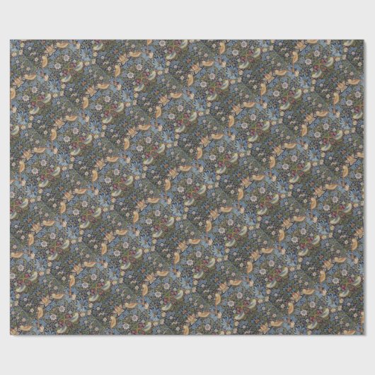 William Morris Strawberry Thief Design 1883 Cadeaupapier (Vlak)