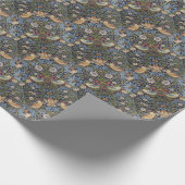 William Morris Strawberry Thief Design 1883 Cadeaupapier (Hoek)