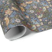 William Morris Strawberry Thief Design 1883 Cadeaupapier (Rol Hoek)