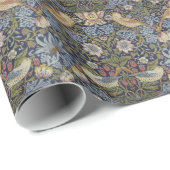 William Morris Strawberry Thief Design 1883 Cadeaupapier (Rol Hoek)