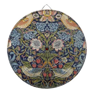 William Morris Strawberry Thief Design 1883 Dartbord