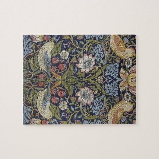 William Morris Strawberry Thief Design 1883 Legpuzzel (Horizontaal)