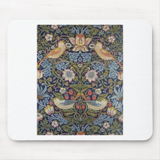 William Morris Strawberry Thief Design 1883 Muismat (Voorkant)