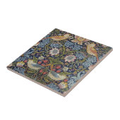 William Morris Strawberry Thief Design 1883 Tegeltje (Zijkant)