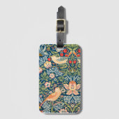  William Morris "Strawberry Thief"-design Bagagelabel (Voorkant (verticaal))