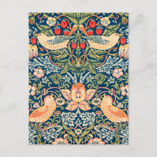 William Morris Strawberry Thief Design Briefkaart