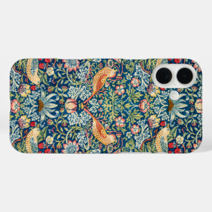  William Morris "Strawberry Thief"-design iPhone 16 Plus Hoesje