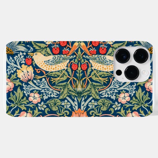  William Morris "Strawberry Thief"-design Case-Mate iPhone Case (Achterkant (horizontaal))