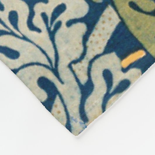 William Morris Strawberry Thief Design Fleece Deken (Hoek)