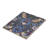 William Morris Strawberry Thief Design Tile Tegeltje (Zijkant)