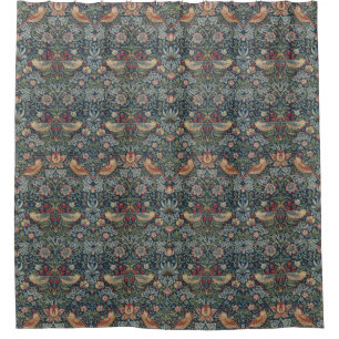 William Morris Strawberry Thief Douchegordijn