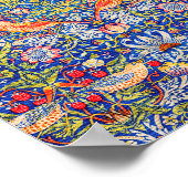 William Morris Strawberry thief famous painting Poster (Hoek)