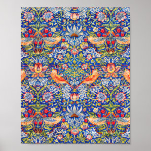 William Morris Strawberry thief famous painting Poster