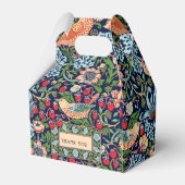 William Morris Strawberry Thief Favor Box Bedankdoosjes (Achterkant)