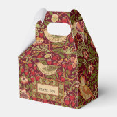 William Morris Strawberry Thief Favor Box Bedankdoosjes (Achterkant)