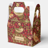 William Morris Strawberry Thief Favor Box Bedankdoosjes (Geopend)