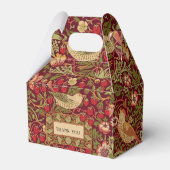 William Morris Strawberry Thief Favor Box Bedankdoosjes (Voorkant Zijde)