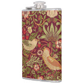 William Morris Strawberry Thief Flask Heupfles (Links)