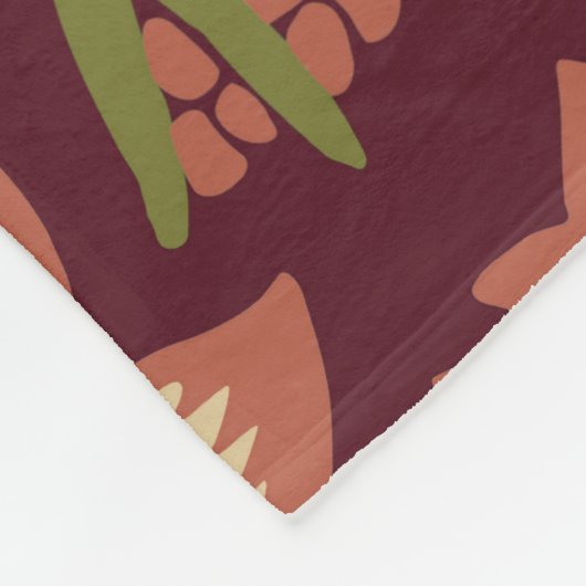 William Morris Strawberry Thief Fleece Blanket (Hoek)