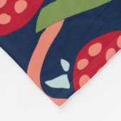 William Morris Strawberry Thief Fleece Blanket (Hoek)