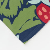 William Morris Strawberry Thief Fleece Blanket (Hoek)
