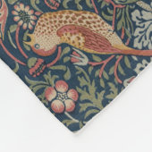  William Morris Strawberry Thief Fleece Deken (Hoek)