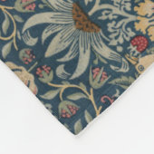  William Morris Strawberry Thief Fleece Deken (Hoek)